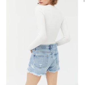AGOLDE Parker Vintage Denim Cutoff Short